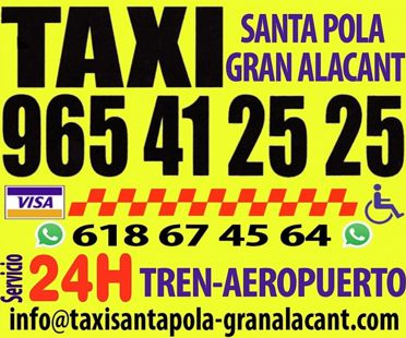 taxi santa pola contactar